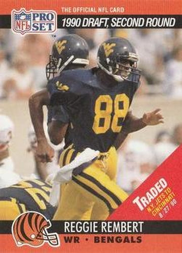 #697 Reggie Rembert - Cincinnati Bengals - 1990 Pro Set Football