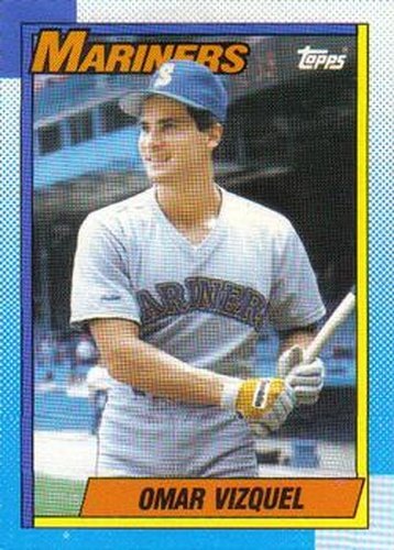 #698 Omar Vizquel - Seattle Mariners - 1990 O-Pee-Chee Baseball