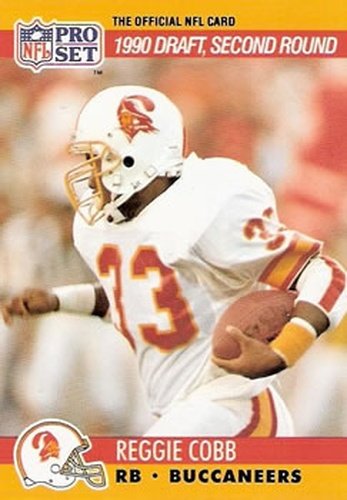 #699 Reggie Cobb - Tampa Bay Buccaneers - 1990 Pro Set Football