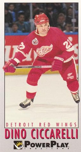 #69 Dino Ciccarelli - Detroit Red Wings - 1993-94 Fleer PowerPlay Hockey