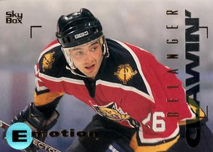 #69 Jesse Belanger - Florida Panthers - 1995-96 SkyBox E-Motion Hockey