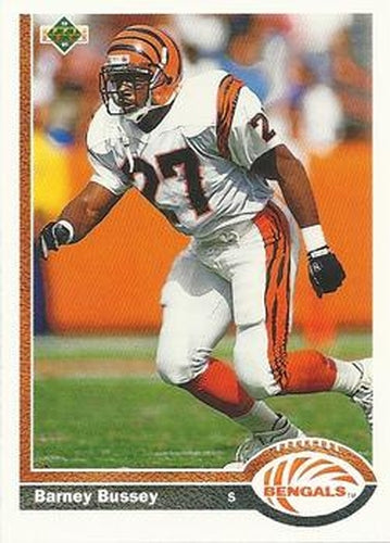 #69 Barney Bussey - Cincinnati Bengals - 1991 Upper Deck Football
