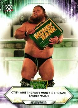 #69 Otis Wins the Men's Money in the Bank Ladder Match - 2021 Topps WWE Wrestling