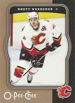 #69 Rhett Warrener - Calgary Flames - 2007-08 O-Pee-Chee Hockey