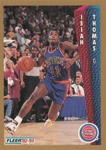 #69 Isiah Thomas - Detroit Pistons - 1992-93 Fleer Basketball