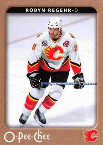 #69 Robyn Regehr - Calgary Flames - 2006-07 O-Pee-Chee Hockey