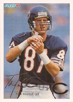 69 Tom Waddle - Chicago Bears - 1994 Fleer Football – Isolated Cards