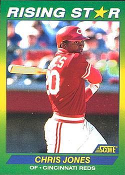 #69 Chris Jones - Cincinnati Reds - 1992 Score 100 Rising Stars Baseball