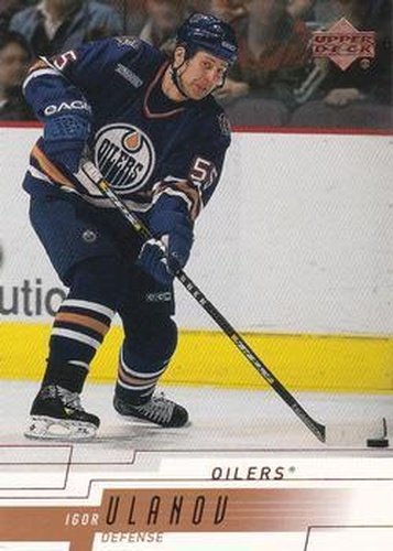 #69 Igor Ulanov - Edmonton Oilers - 2000-01 Upper Deck Hockey