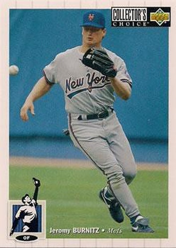 #69 Jeromy Burnitz - New York Mets - 1994 Collector's Choice Baseball