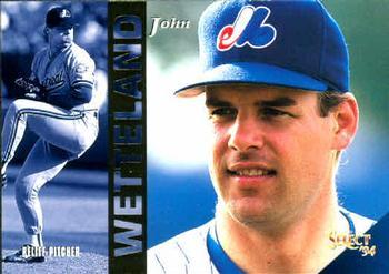 #69 John Wetteland - Montreal Expos - 1994 Select Baseball