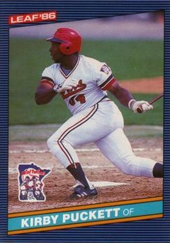 #69 Kirby Puckett - Minnesota Twins - 1986 Leaf Baseball