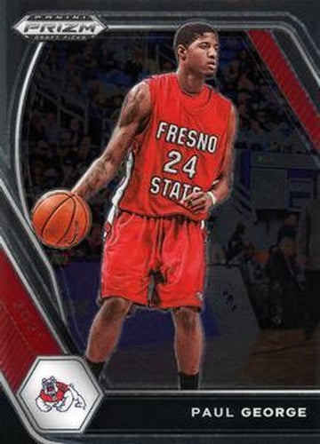 #69 Paul George - Fresno State Bulldogs - 2021 Panini Prizm Collegiate Draft Picks Basketball