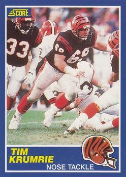 #69 Tim Krumrie - Cincinnati Bengals - 1989 Score Football