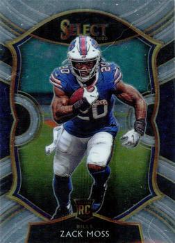 #69 Zack Moss - Buffalo Bills - 2020 Panini Select Football