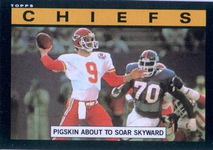 #269 Chiefs Team Leaders - Kansas City Chiefs - 1985 Topps Football
