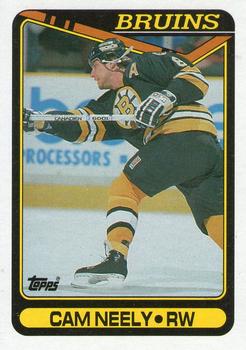 #69 Cam Neely - Boston Bruins - 1990-91 Topps Hockey