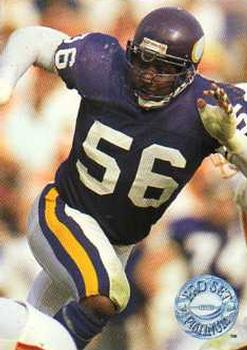 #69 Chris Doleman - Minnesota Vikings - 1991 Pro Set Platinum Football