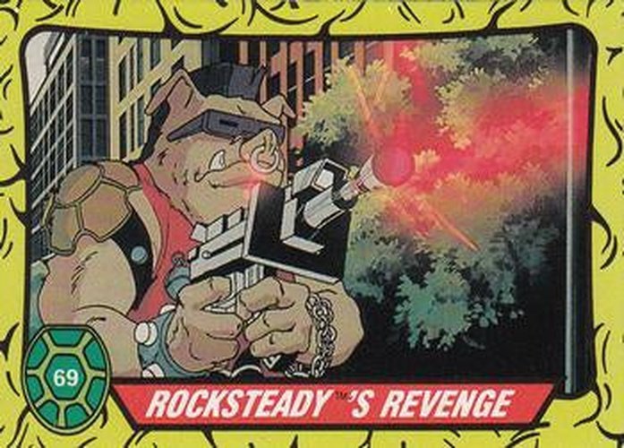#69 Rocksteady's Revenge - 1989 O-Pee-Chee Teenage Mutant Ninja Turtles