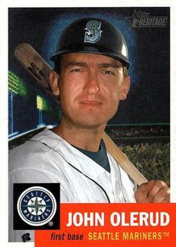 #69b John Olerud - Seattle Mariners - 2002 Topps Heritage Baseball