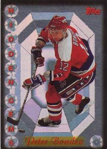#6HG Peter Bondra - Washington Capitals - 1995-96 Topps Hockey - Hidden Gems