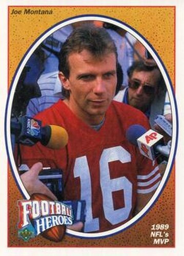 #6 Joe Montana - San Francisco 49ers - 1991 Upper Deck - Football Heroes: Joe Montana Football