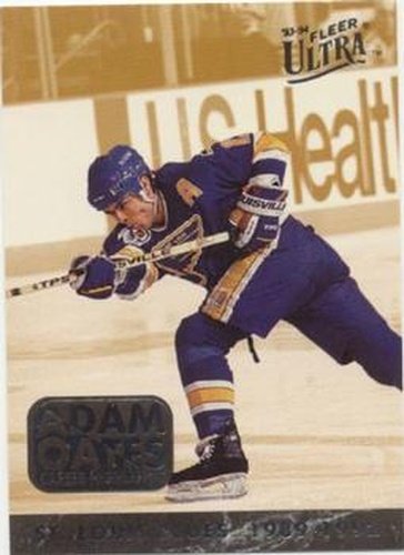 #6 Adam Oates - St. Louis Blues - 1993-94 Ultra Hockey - Adam Oates Career Highlights
