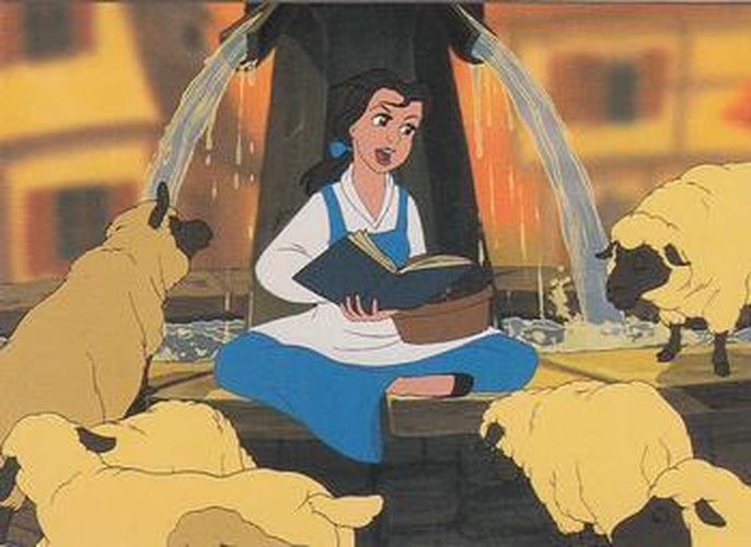 #6 Books and Big Dreams - 1992 Pro Set Beauty and the Beast