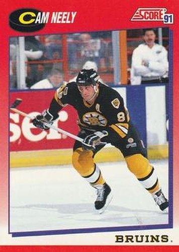 #6 Cam Neely - Boston Bruins - 1991-92 Score Canadian Bilingual Hockey