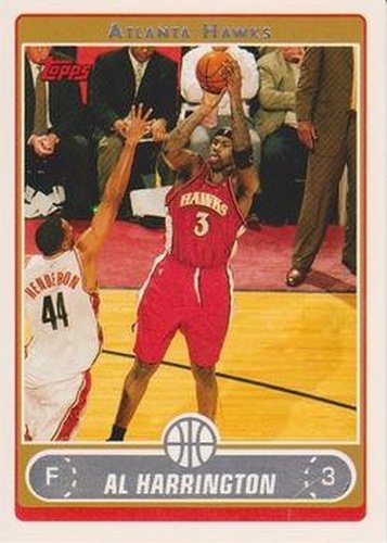 #6 Al Harrington - Atlanta Hawks - 2006-07 Topps Basketball