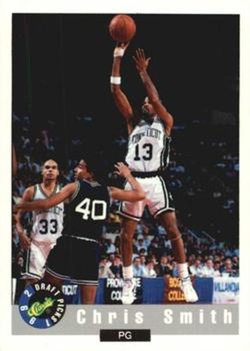 #6 Chris Smith - Connecticut Huskies - 1992 Classic Draft Basketball