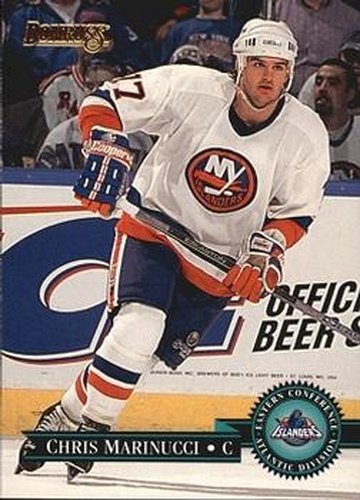 #6 Chris Marinucci - New York Islanders - 1995-96 Donruss Hockey