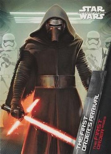 #6 The First Order's Arrival - 2015 Topps Star Wars The Force Awakens - The First Order Rises
