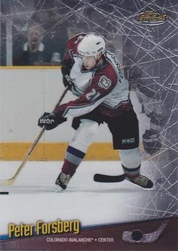 #6 Peter Forsberg - Colorado Avalanche - 1998-99 Finest Hockey