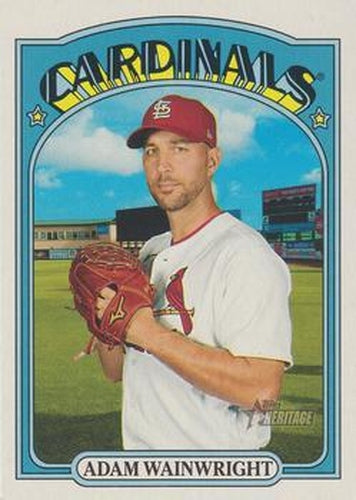 #6 Adam Wainwright - St. Louis Cardinals - 2021 Topps Heritage Baseball