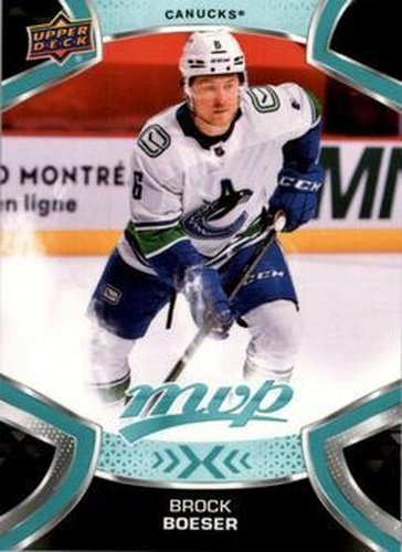 #6 Brock Boeser - Vancouver Canucks - 2021-22 Upper Deck MVP Hockey