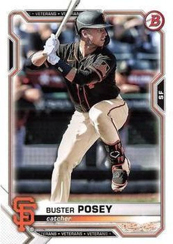 #6 Buster Posey - San Francisco Giants - 2021 Bowman Baseball