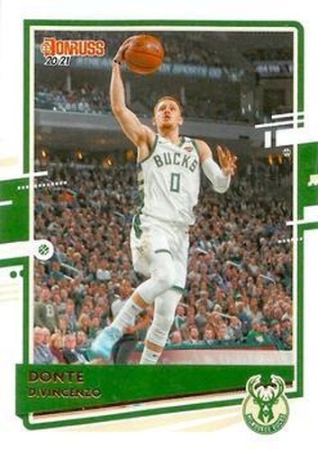 #6 Donte DiVincenzo - Milwaukee Bucks - 2020-21 Donruss Basketball