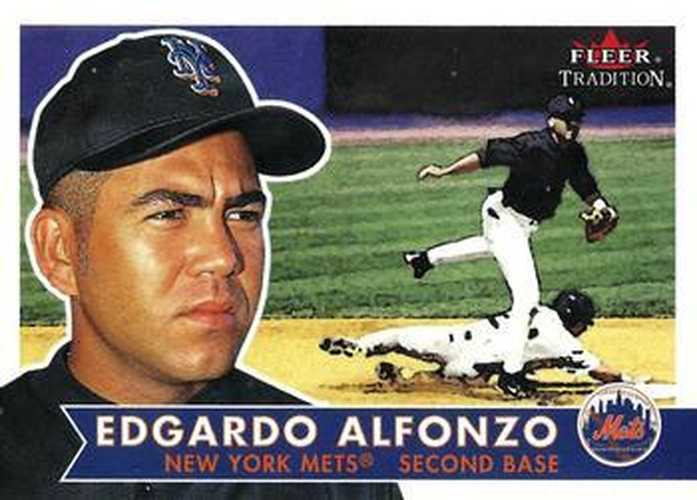 #6 Edgardo Alfonzo - New York Mets - 2001 Fleer Tradition Baseball