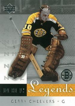 #6 Gerry Cheevers - Boston Bruins - 2001-02 Upper Deck Legends Hockey