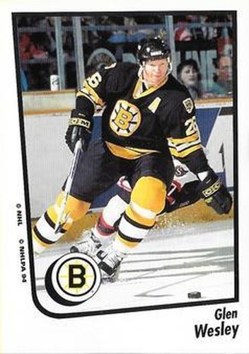 #6 Glen Wesley - Boston Bruins - 1994-95 Panini Hockey Stickers