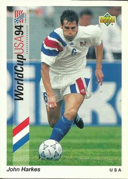 #6 John Harkes - USA - 1993 Upper Deck World Cup Preview English/Spanish Soccer