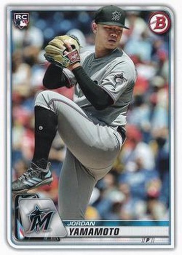#6 Jordan Yamamoto - Miami Marlins - 2020 Bowman Baseball
