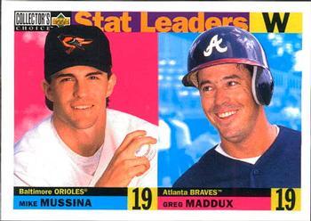 #6 Mike Mussina / Greg Maddux - Baltimore Orioles / Atlanta Braves - 1996 Collector's Choice Baseball