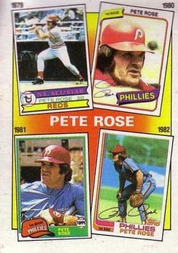 #6 The Pete Rose Years: 1979-1982 - Cincinnati Reds / Philadelphia Phillies - 1986 Topps Baseball