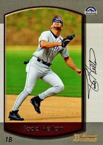 #6 Todd Helton - Colorado Rockies - 2000 Bowman Baseball