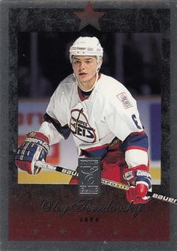 #6 Oleg Tverdovsky - Winnipeg Jets - 1995-96 Donruss Elite Hockey