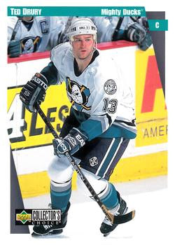 #6 Ted Drury - Anaheim Mighty Ducks - 1997-98 Collector's Choice Hockey