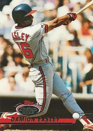 #6 Damion Easley - California Angels - 1993 Stadium Club Baseball