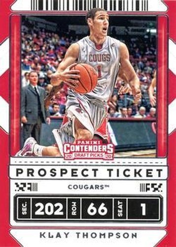#6b Klay Thompson - Washington State Cougars - 2020 Panini Contenders Draft Picks Basketball